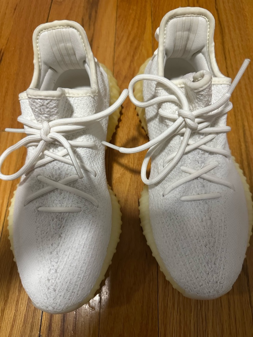Adidas Yeezy Boost 350 V2 “Triple White” Sneakers – Men’s 7.5 / Women’s 9